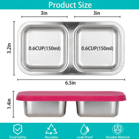 SUMERX portable snack container fits in bags for on-the-go snacks.
