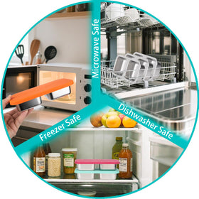 SUMERX versatile stainless steel lunch boxes suit snacks, dips, yogurt, fruit, and more.