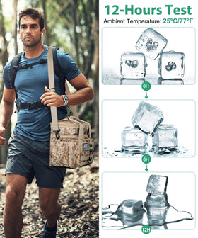 SumeStar lunch bag with multiple pockets for easy organization.