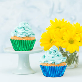 Sumind purple foil cupcake liners present an elegant look for desserts and celebrations