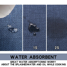 SUMLANS kitchen mat anti-slip-on-hardwood maintains grip on wooden floors.