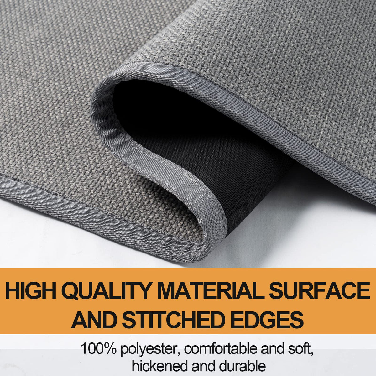 SUMLANS machine-washable kitchen mat for easy maintenance.