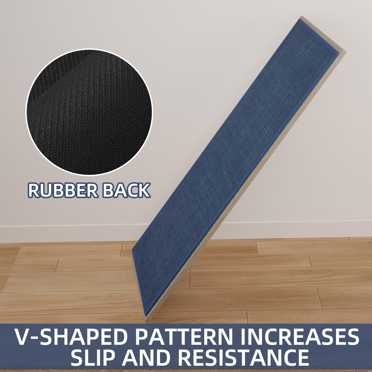 SUMLANS kitchen mat easy-clean-machine-washable cleans easily after meals.