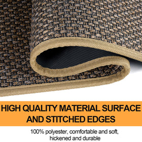 SUMLANS stain-resistant kitchen mat resists oils and sauces for easy cleaning.