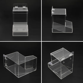 Sumnacon acrylic earplugs dispenser ensures easy, dust-free access.