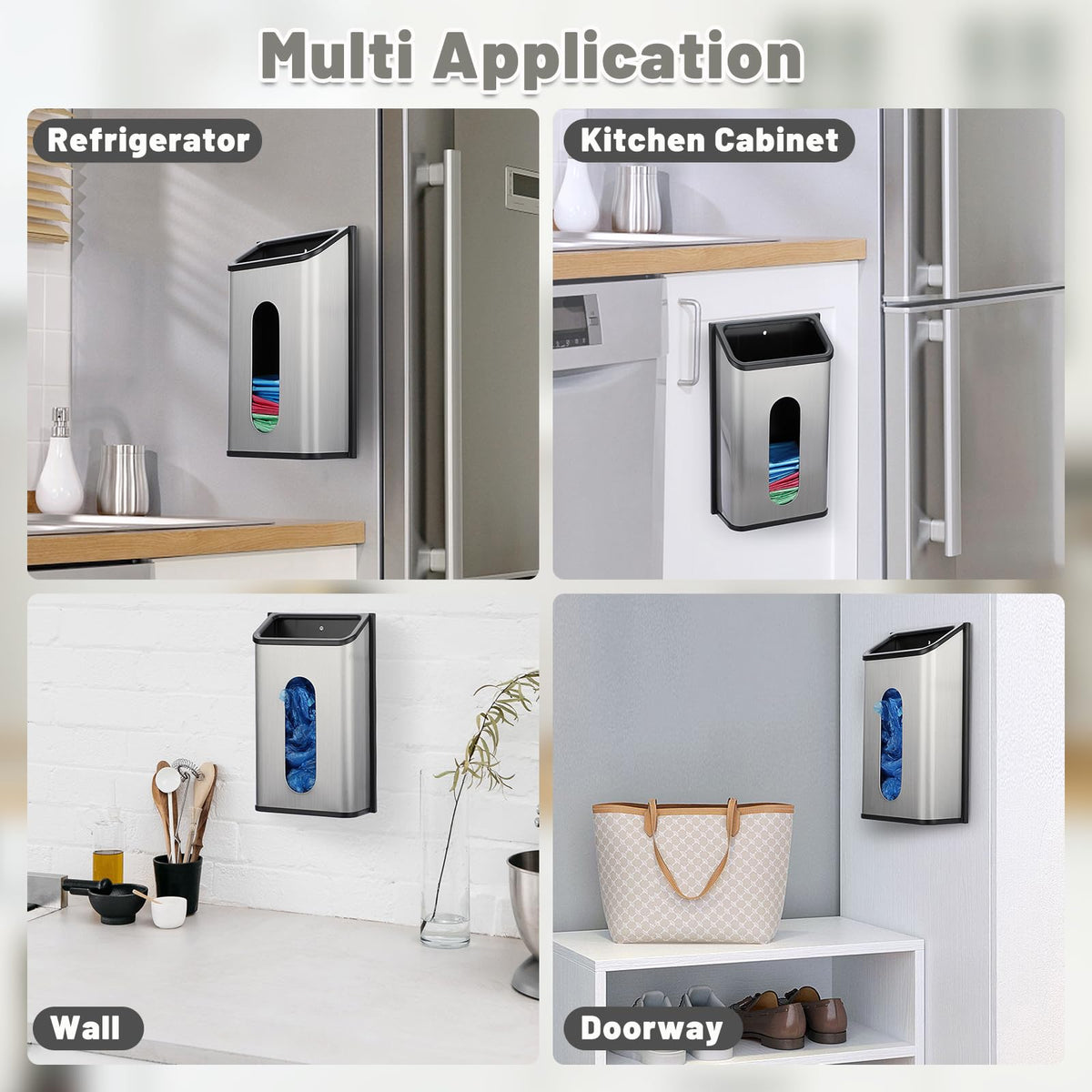 Sumnacon bottom-dispense feature enables simple bag retrieval from the dispenser.