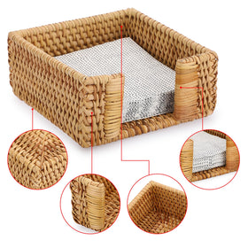 Rustic vintage style napkin holder complements living room décor by Sumnacon