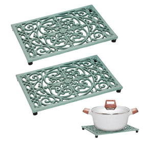 Sumnacon trivet green packaging highlights sturdy cast iron for kitchen durability