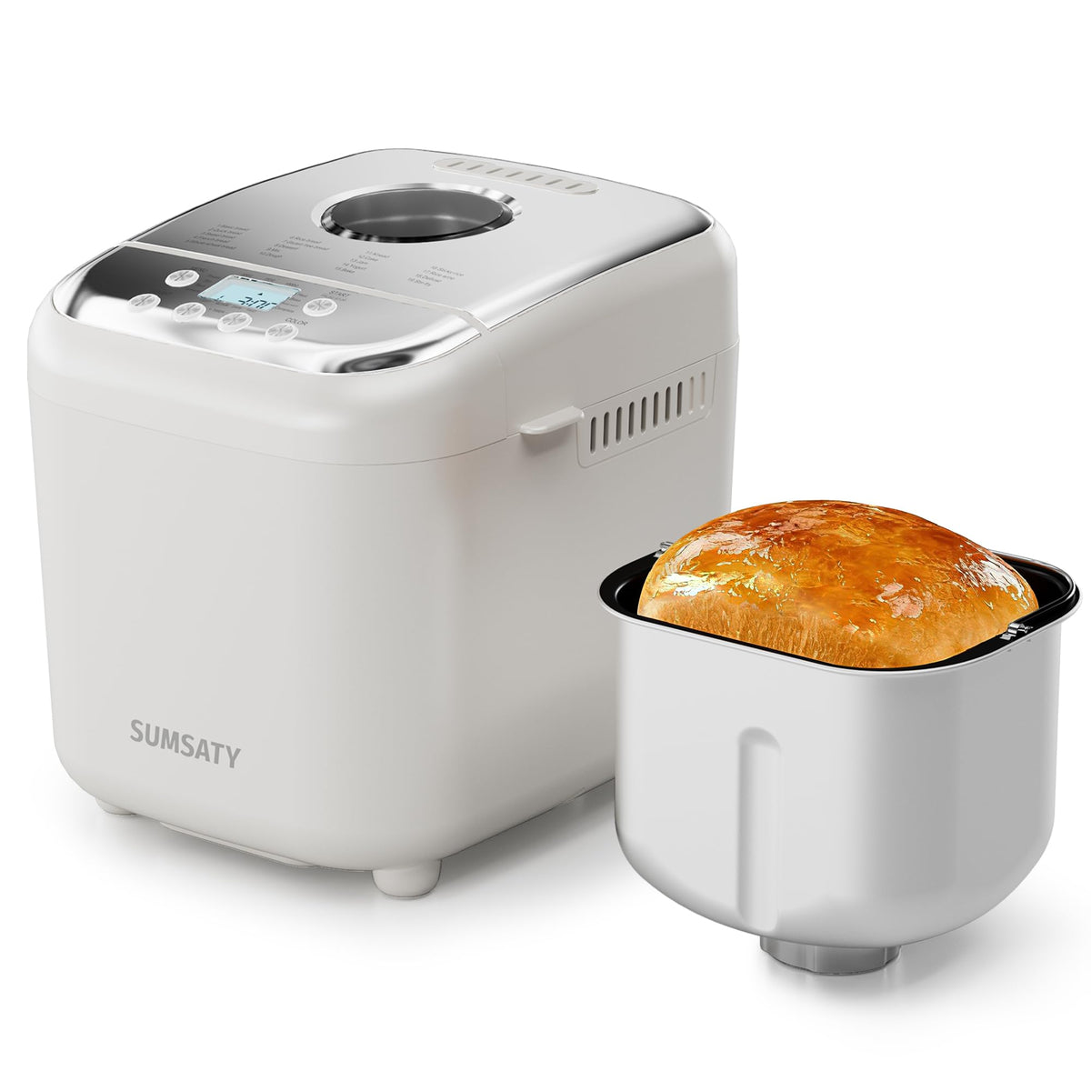 SUMSATY bread machine with 16 programs for versatile home baking