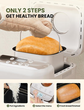SUMSATY 2.2lb loaf capacity for family meals