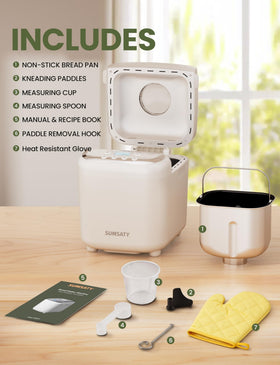 SUMSATY quiet operation fits late-night baking