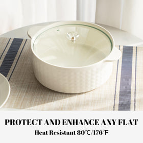 SUMYMERY placemats easy-clean, damp-wipe ready after spills.