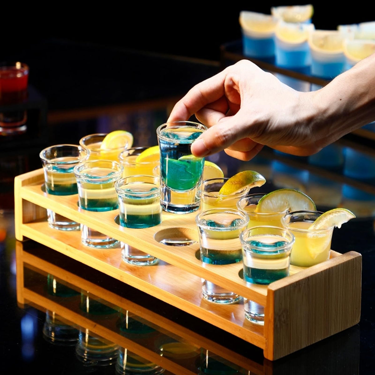 SUN GKOTTA 10 pourers included for precise, consistent shot servings
