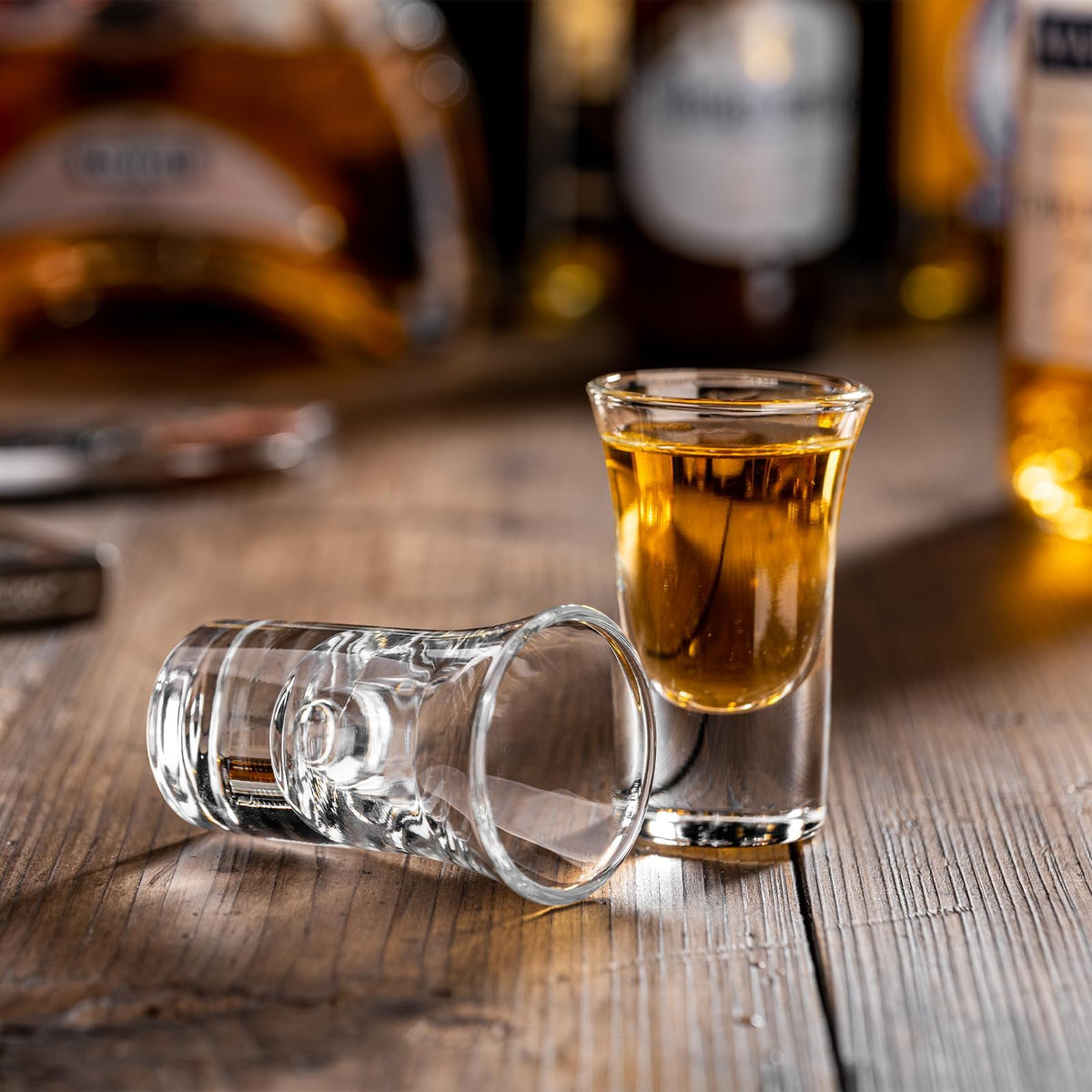 SUN GKOTTA dishwasher-safe shot glasses simplify cleanup after gatherings