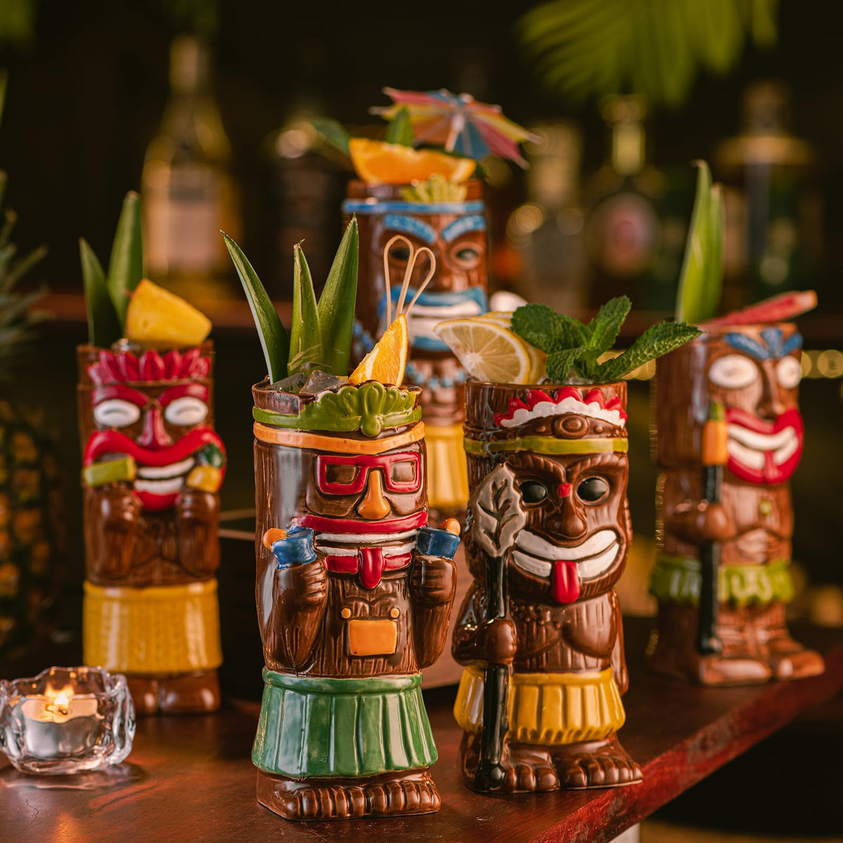 Sun Gkotta pineapple drink serve – vibrant luau vibes for beachside gatherings.