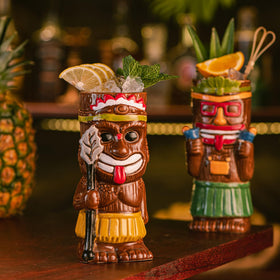 Sun Gkotta tiki straws – convenient, stylish straw set for cocktails.