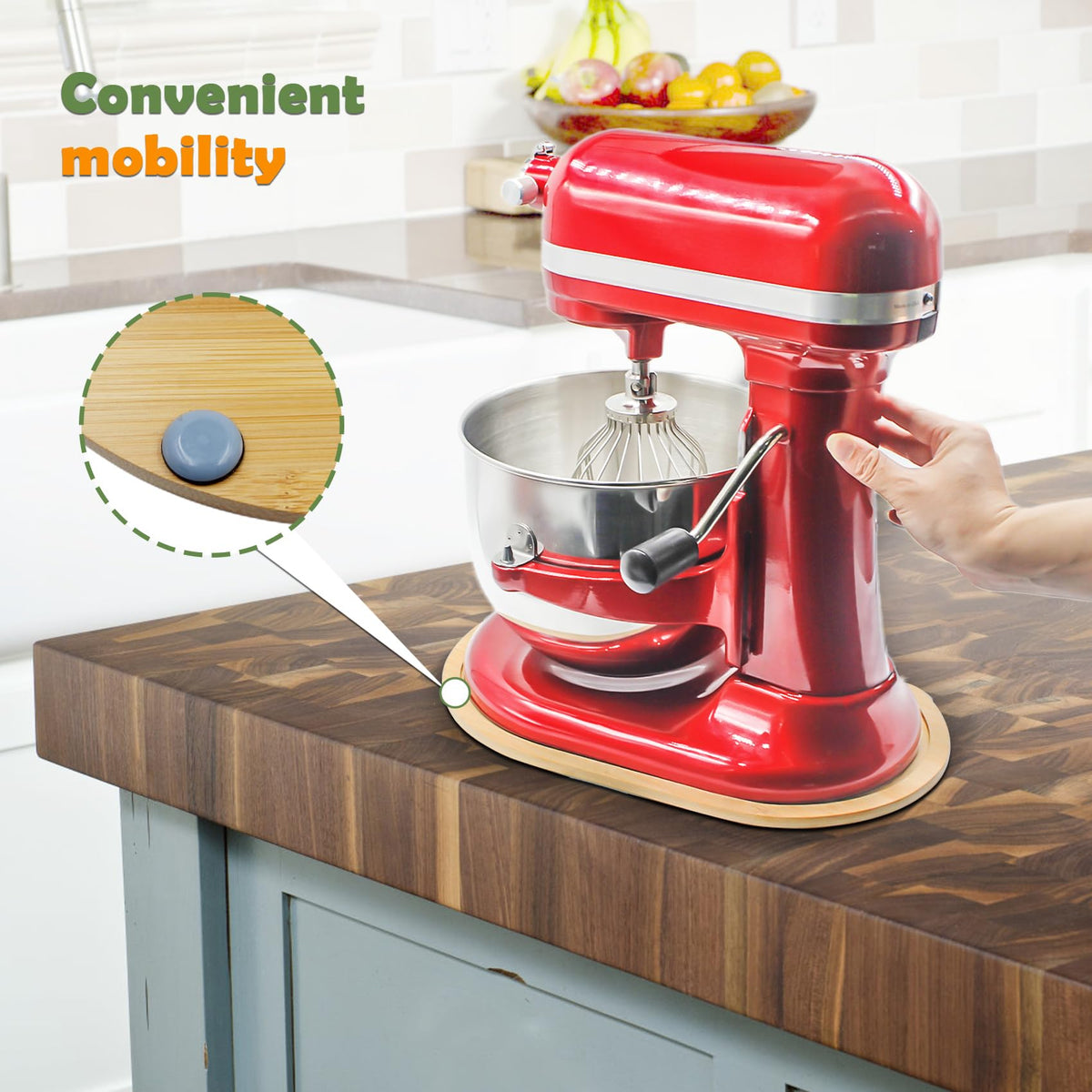Sun3drucker Countertop slider helps keep work surfaces tidy