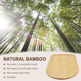 Close-up of Sun3drucker bamboo slider showing natural grain and protective surface