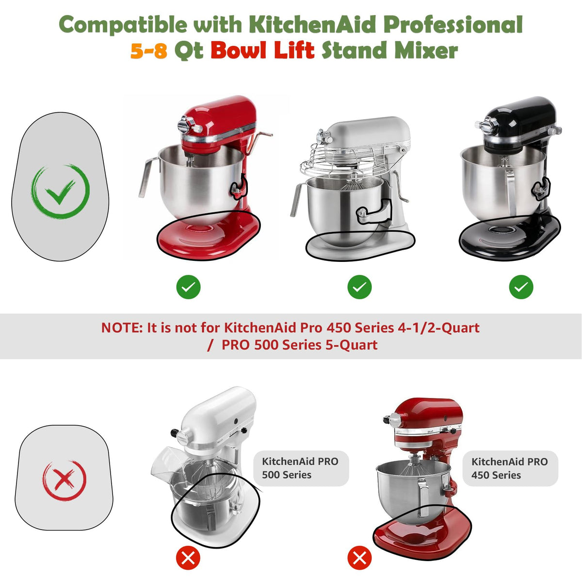 Sun3drucker Bamboo Slider protects countertops during mixer movement