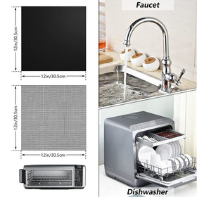 Sun3drucker oven bottom liner mat reduces mess and cleanup after baking