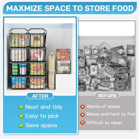 SUNALLY metal construction freezer bins resist cracking in cold temperatures