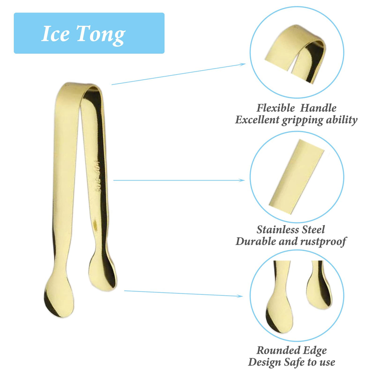 Sunenlyst appetizers tongs small serving size for finger foods.