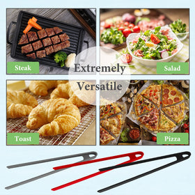 Sunenlyst hanging-hole design tongs for space-saving kitchen storage