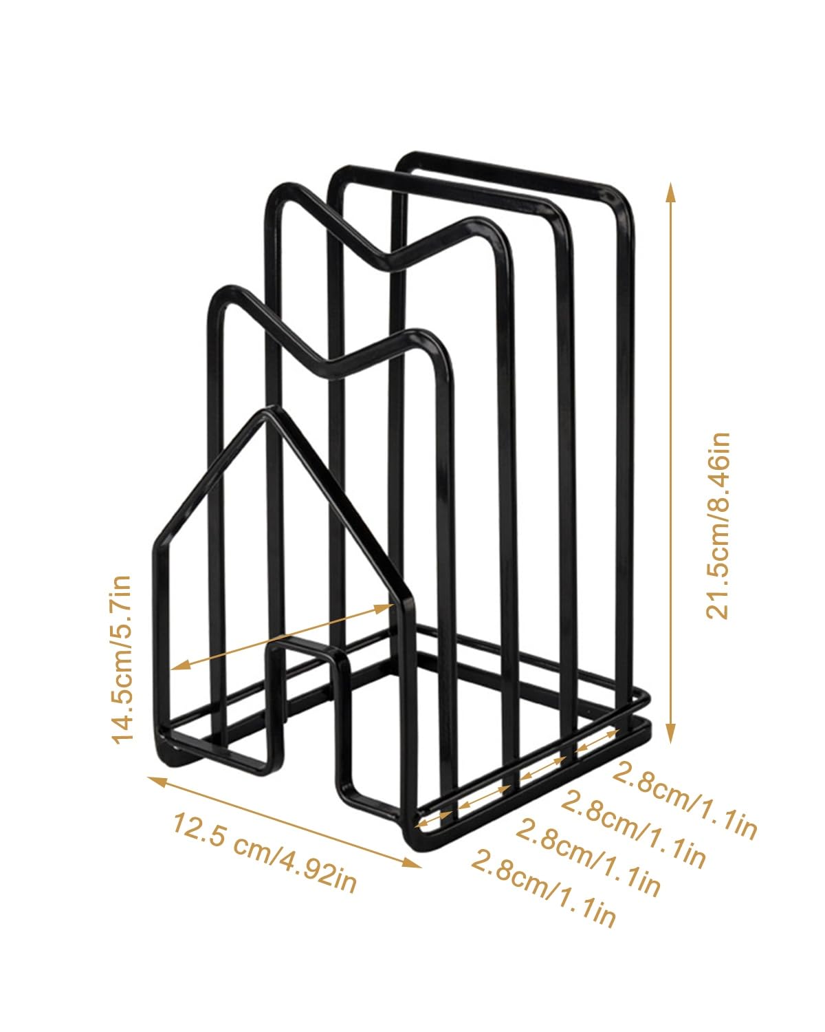 SUNFICON cutting board rack cleans easily with a damp cloth for quick maintenance.