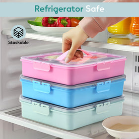 Sunhanny Snackle Box inner compartments are dishwasher safe for quick cleanup.