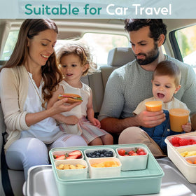 Sunhanny Snackle Box is a versatile organizer for fruit, snacks, and spices.