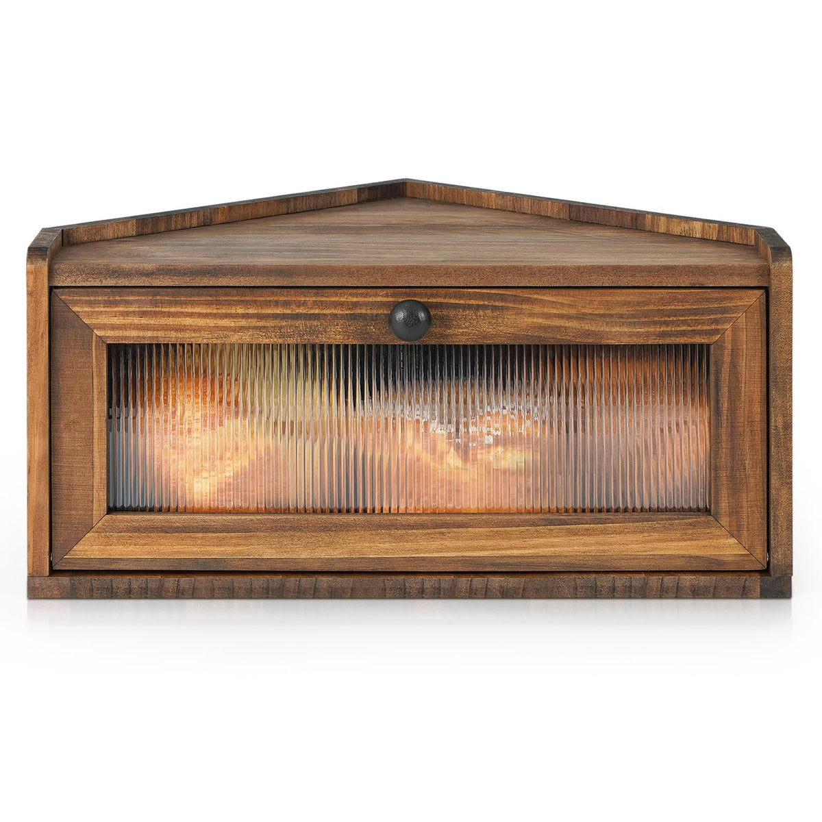 Sunhoo bread box with airflow vents for fresher bread.