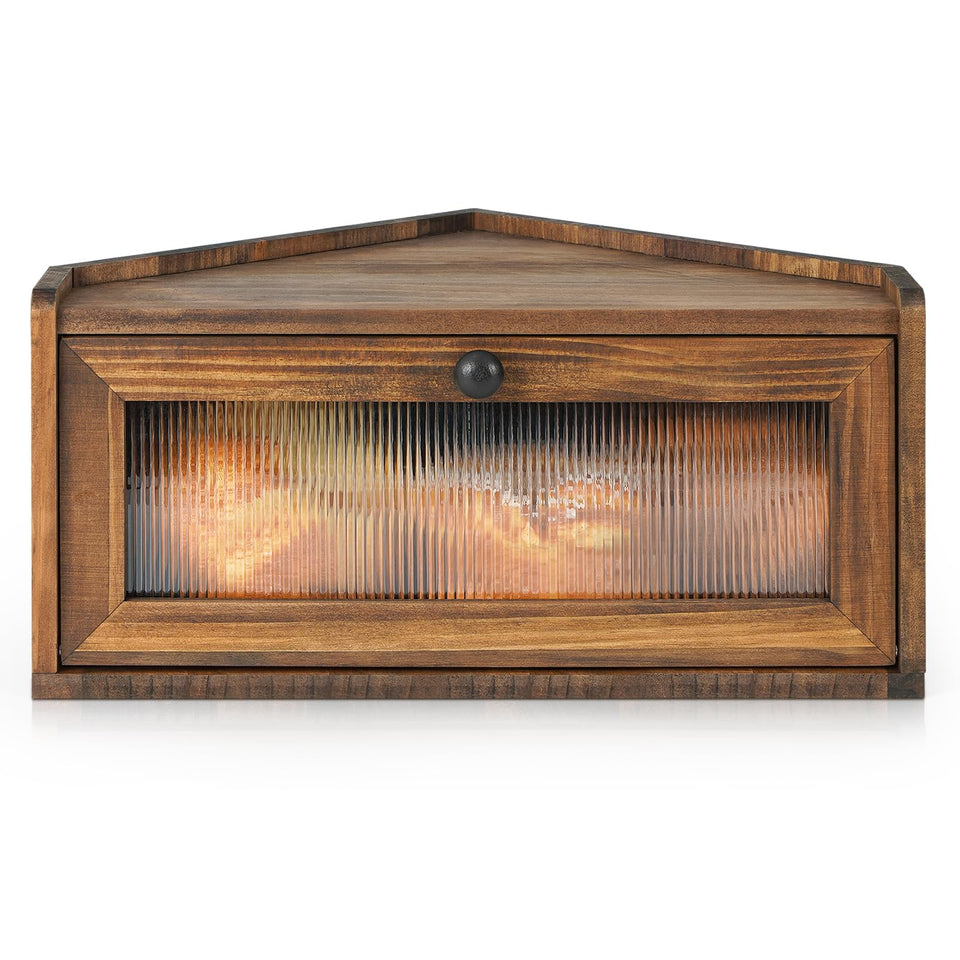Sunhoo bread box with airflow vents for fresher bread.