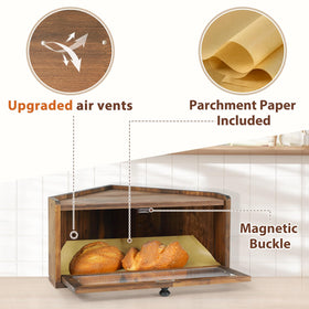 Sunhoo bread box corner design optimizes counter space.