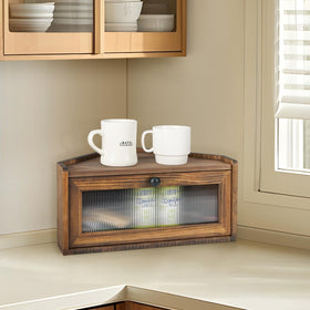 Sunhoo bread box parchment paper included for moisture control.
