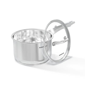 Sunhouse 3-quart saucepan with induction base for even heating and versatile cooking