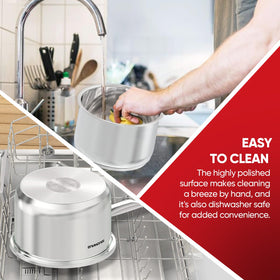 Sunhouse all-cooktops compatibility lets you use it on gas, induction, or electric.