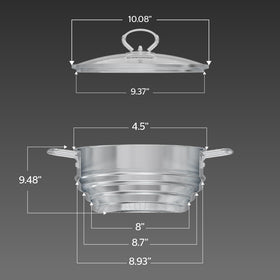 Sunhouse steamer insert is dishwasher-safe for easy cleaning.