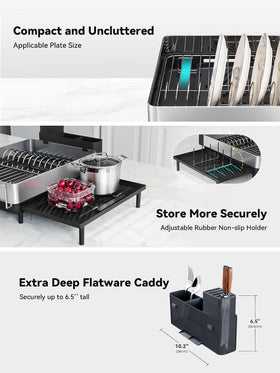 SUNLY extra-deep flatware caddy keeps utensils organized and safe