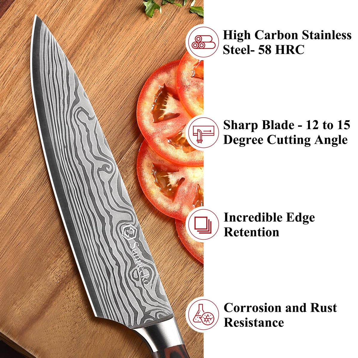 Sunnecko ergonomic grip supports comfortable, controlled prep sessions.