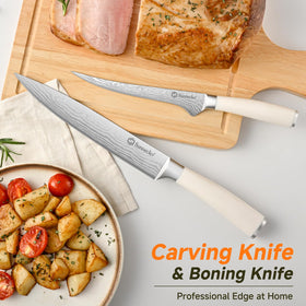 Sunnecko 5-inch utility knife versatile for everyday prep.