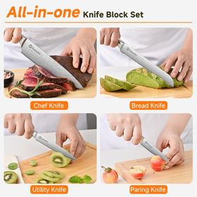 Sunnecko kitchen shears ideal for herbs and poultry prep.