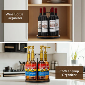SUNNEKO black finish adds modern flair to coffee station.