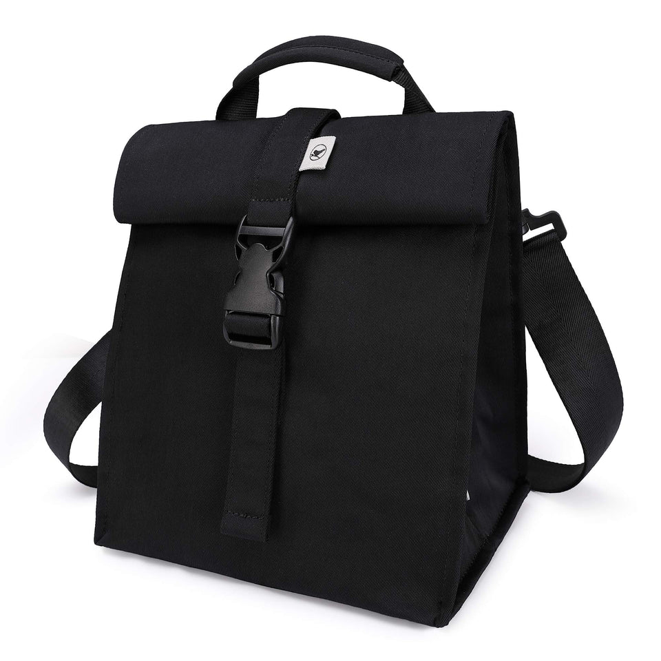 SUNNY BIRD insulated lunch bag rolltop front view for daily meals