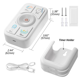 Sunnyload Bright White Kids Timer adds color and motivation to daily routines