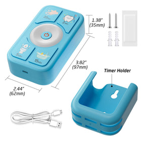 Sunnyload kids timer in bright blue color supports quick recognition