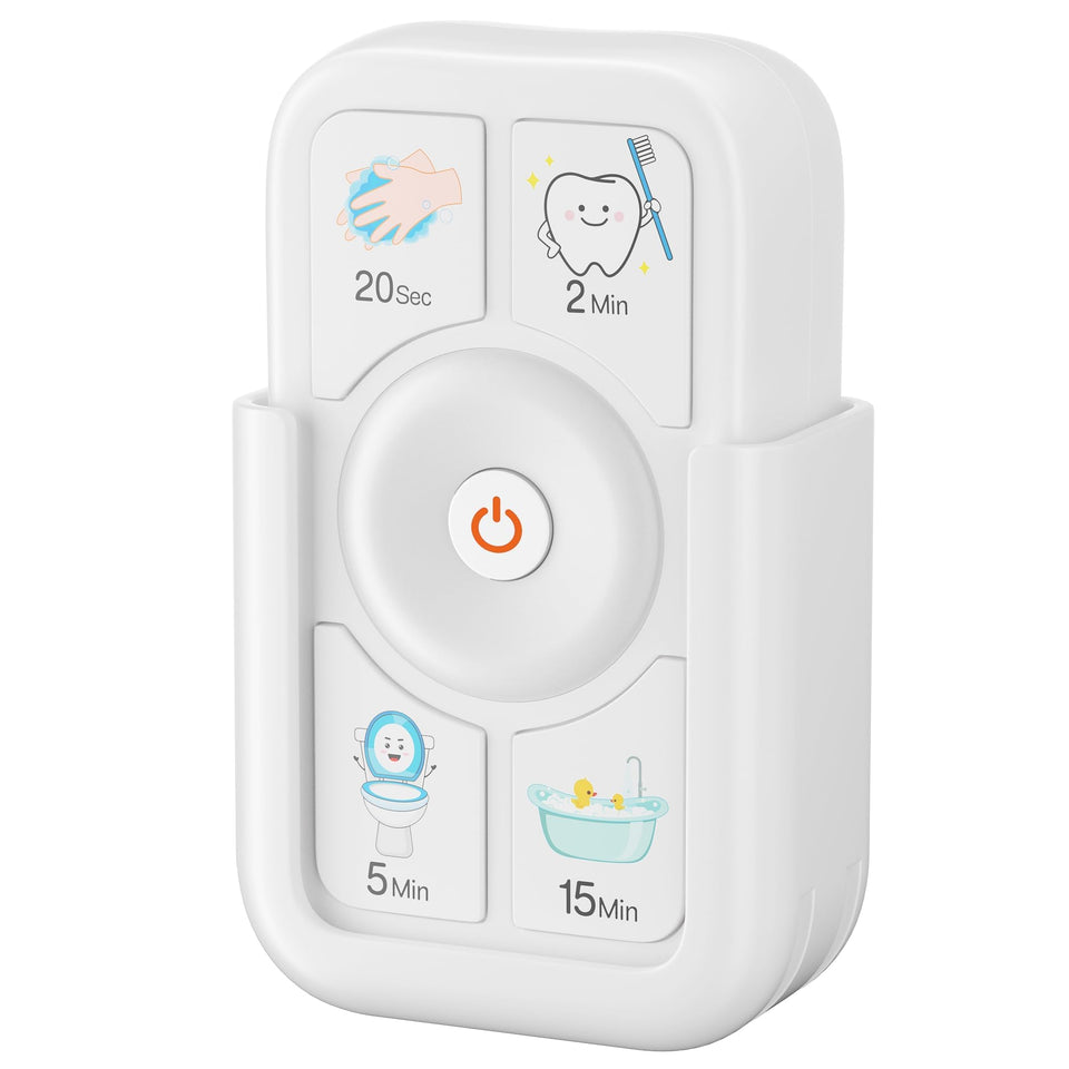 Sunnyload timer helps children brush for two minutes with a clear visual cue