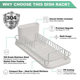 SunnyPoint NeverRust rack holds plates up to nine inches for everyday meals.