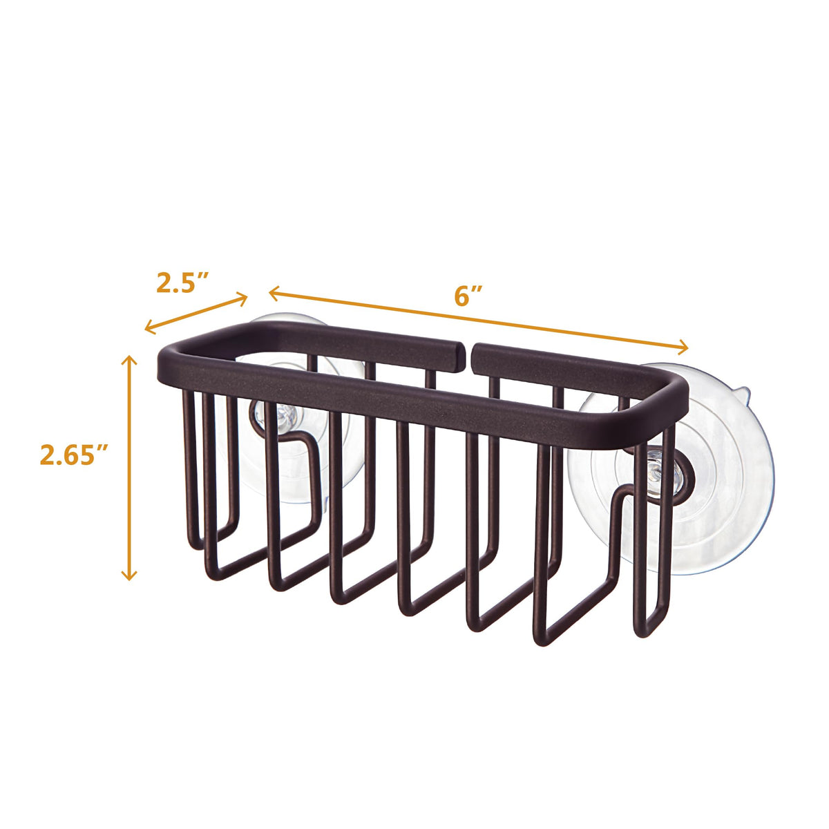 SunnyPoint NeverRust sink caddy storing soap for convenient access