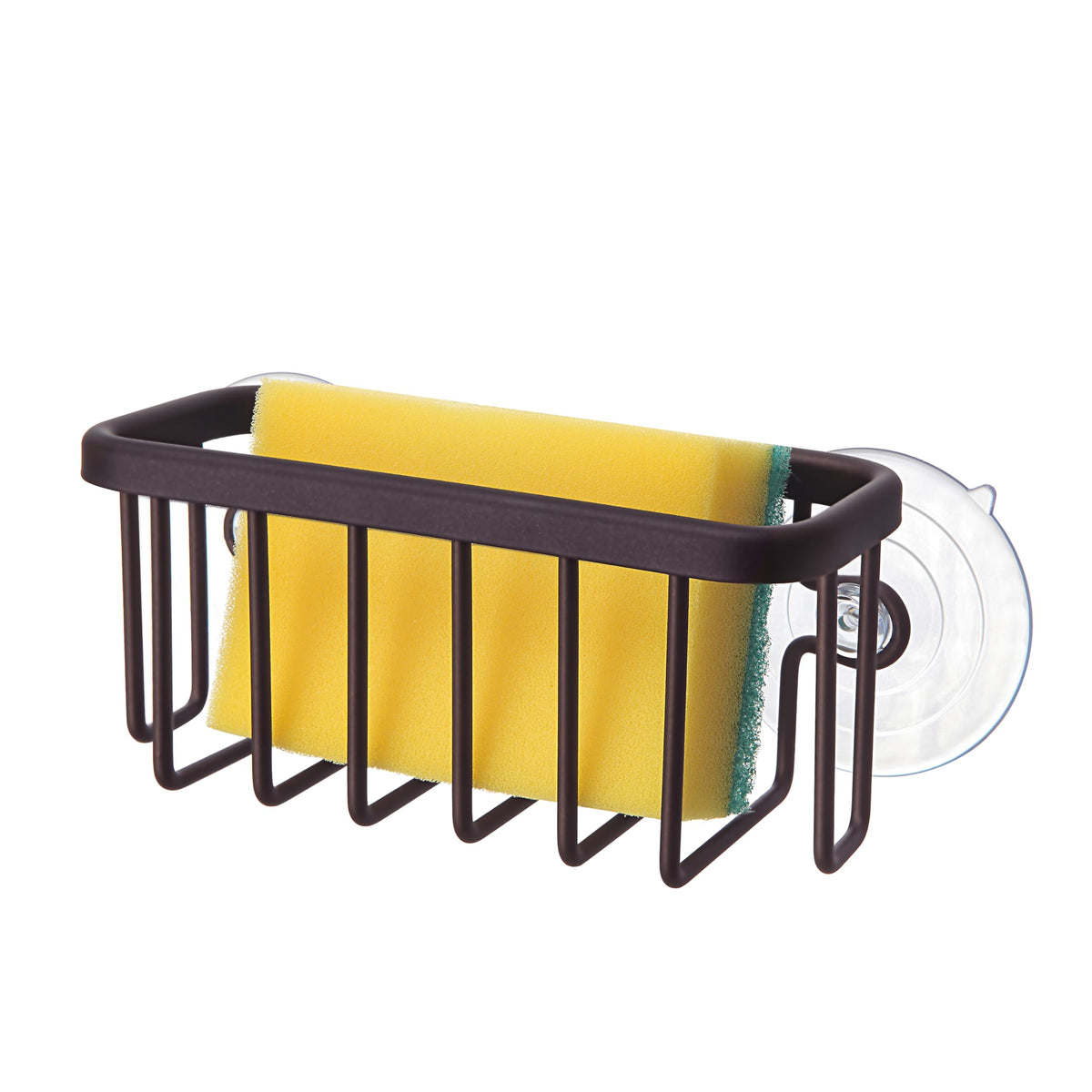 SunnyPoint NeverRust sink caddy with sponges organized for easy reach