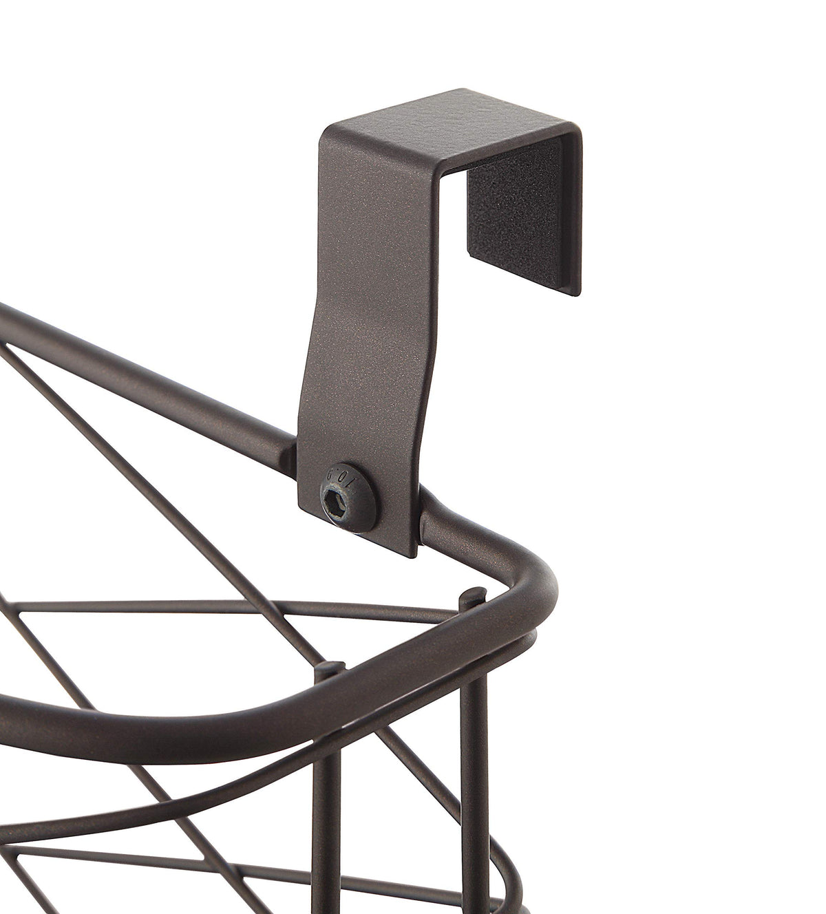 SunnyPoint open-top basket design enables quick bag grab in a kitchen setting.